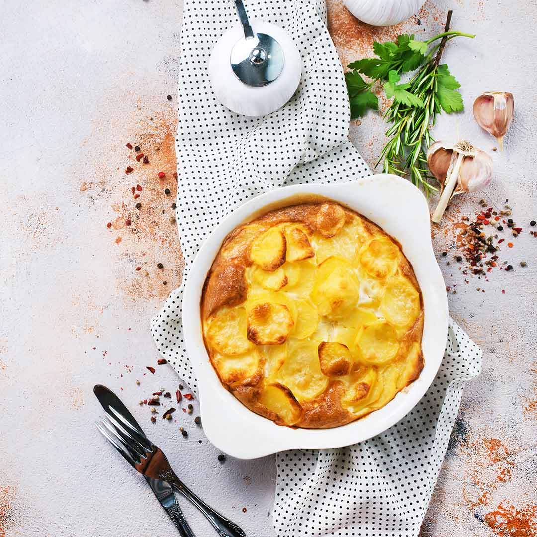 Good Earth Potato, Parmesan & Fennel Gratin Good Earth Natural Foods