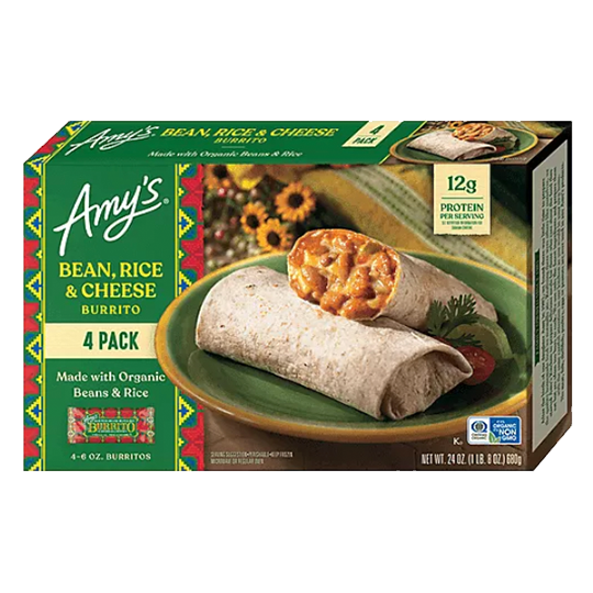 Amy's Frozen Burrito 4-Packs