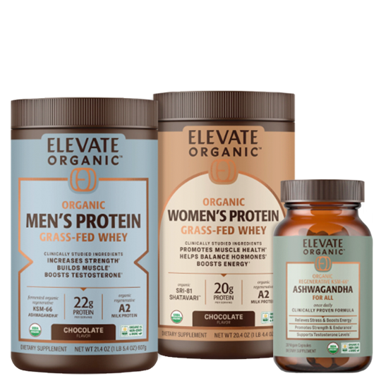Elevate Organics Capsules & Whey Protein
